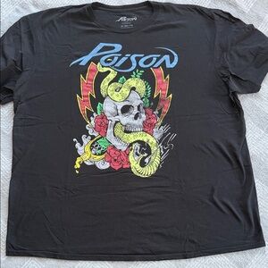 Black Graphic Poison Band Tee